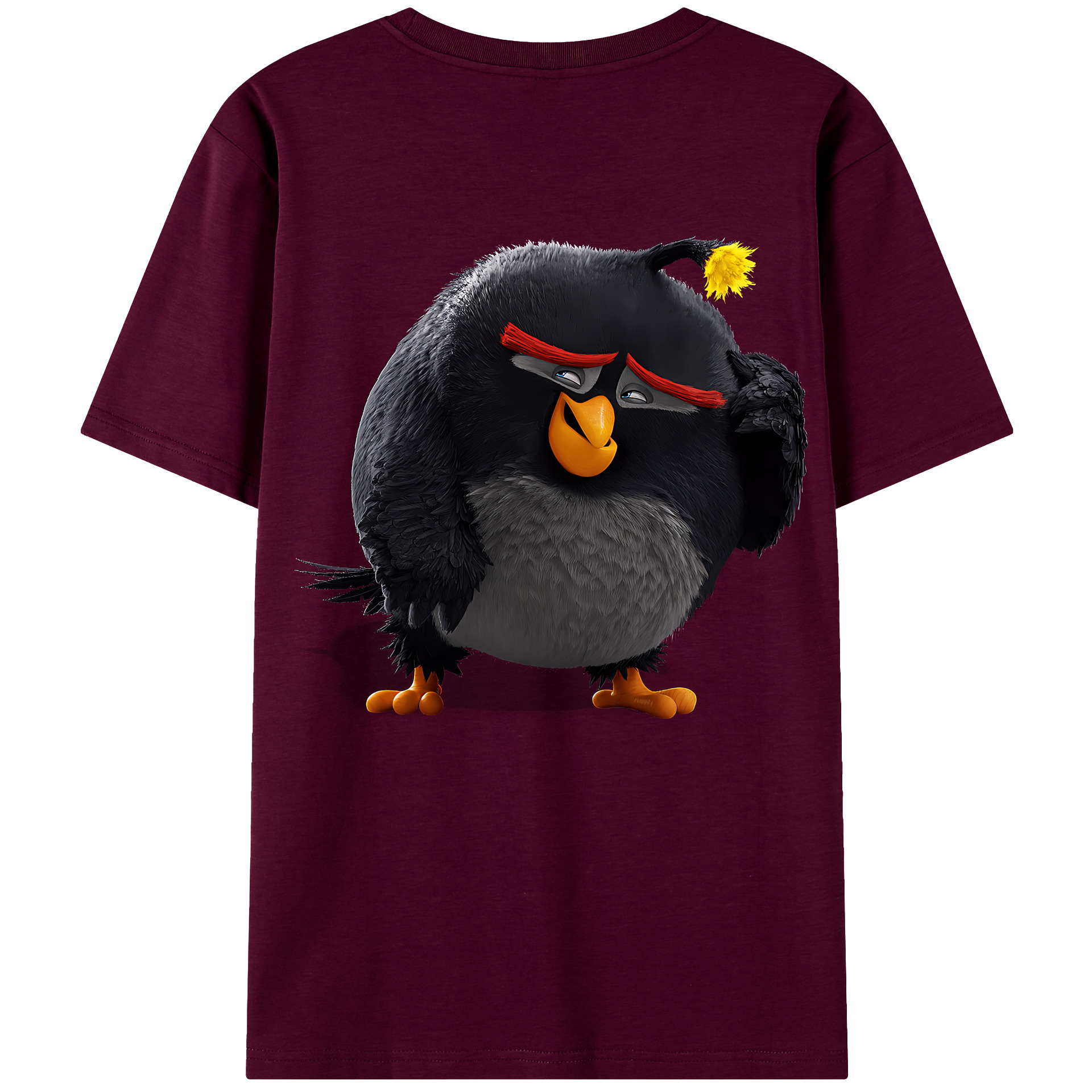 （画像用） Angry Birds アングリーバード レディース半袖Tシャツ(バックプリント)